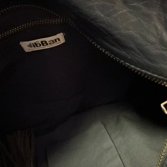 NWOT Ibban patchwork fringed oversized purse - Picture 5 of 14